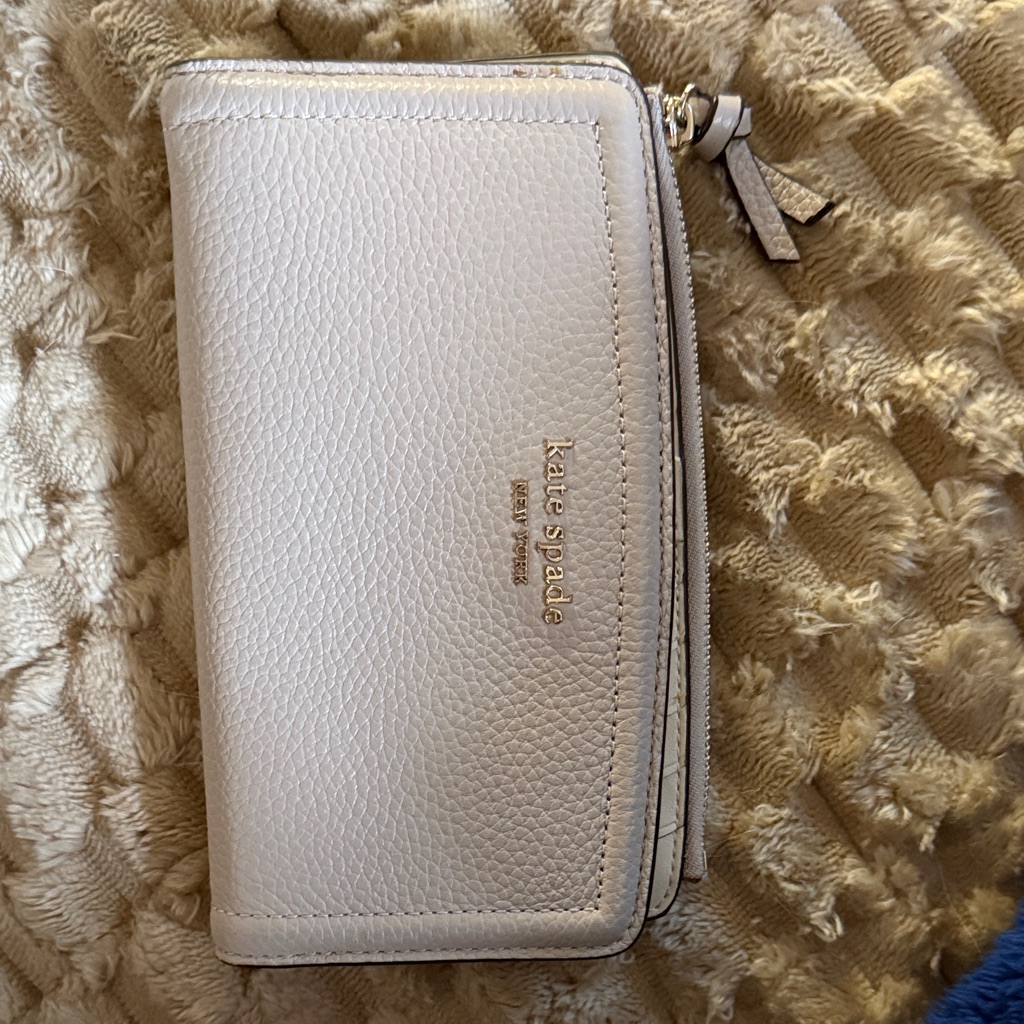 Kate Spade Light Beige Leather Wallet